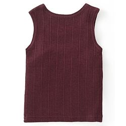 Babyhug Full Sleeves Thermal Innerwear Set - Maroon