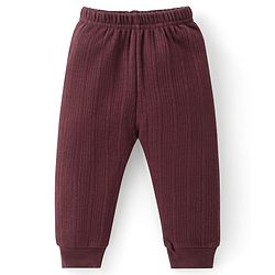 Babyhug Full Sleeves Thermal Innerwear Set - Maroon