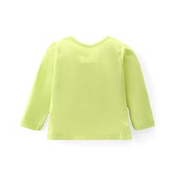 Babyhug Cotton Knit Full Sleeves Night Suit With Strawberry & Floral Print - Green