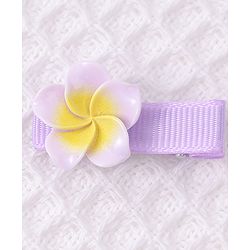Babyhug Hair Pins And Clips With Floral Applique Free Size - Mulitcolor
