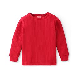 Babyhug Full Sleeves Pullover Thermal Wear Pack of 2 - Red & Navy Blue
