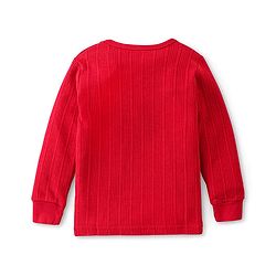 Babyhug Full Sleeves Pullover Thermal Wear Pack of 2 - Red & Navy Blue