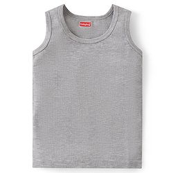 Babyhug Sleeveless Pull Over Thermal Vest - Light Grey