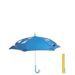 Babyhug Umbrella With Space Themed Print - Blue