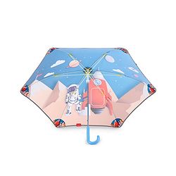 Babyhug Umbrella With Space Themed Print - Blue