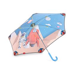 Babyhug Umbrella With Space Themed Print - Blue