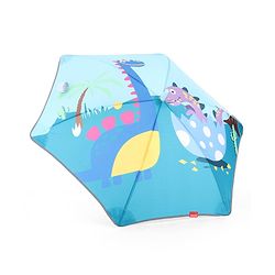 Babyhug Umbrella With Space Themed Print - Dark Blue