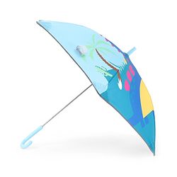 Babyhug Umbrella With Space Themed Print - Dark Blue