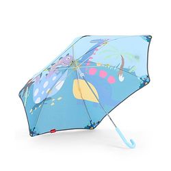 Babyhug Umbrella With Space Themed Print - Dark Blue