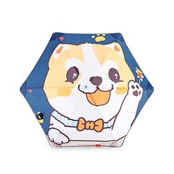 Babyhug Umbrella With Cat Print - Multicolor