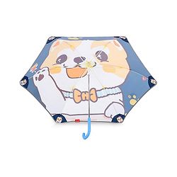 Babyhug Umbrella With Cat Print - Multicolor