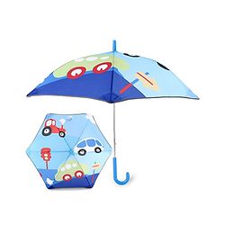 Babyhug  Umbrella With Cars Print - Multicolor