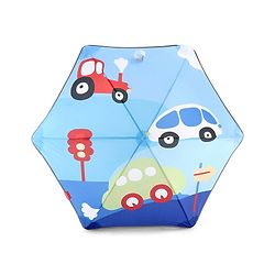 Babyhug  Umbrella With Cars Print - Multicolor