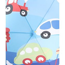 Babyhug  Umbrella With Cars Print - Multicolor