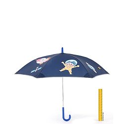 Babyhug  Umbrella With Dino Print - Blue
