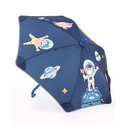 Babyhug  Umbrella With Dino Print - Blue