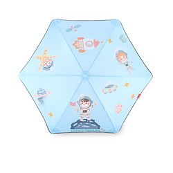 Babyhug Umbrella With Space Themed Print  - Blue
