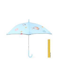 Babyhug Umbrella With Space Themed Print  - Blue