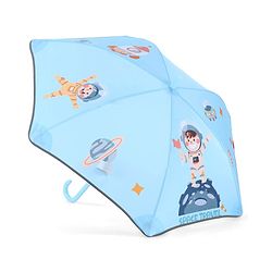Babyhug Umbrella With Space Themed Print  - Blue