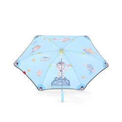 Babyhug Umbrella With Space Themed Print  - Blue