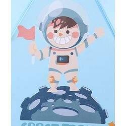 Babyhug Umbrella With Space Themed Print  - Blue