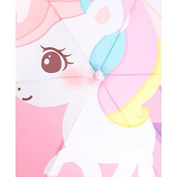Babyhug  Umbrella With Unicorn Print - Pink