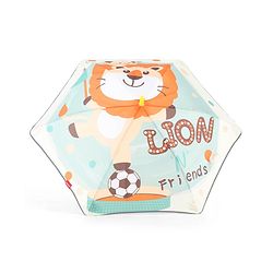Babyhug  Umbrella With Lion Print - Multicolor