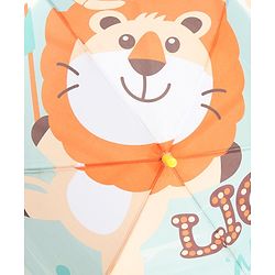 Babyhug  Umbrella With Lion Print - Multicolor