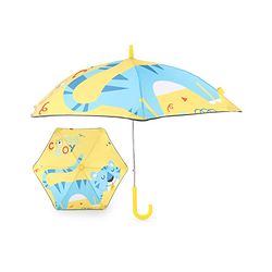 Babyhug  Umbrella With Cat Print - Multicolor
