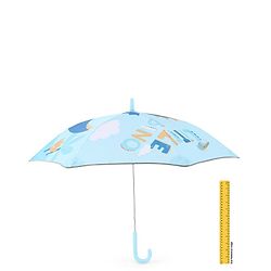 Babyhug Umbrella With Dino Print - Blue