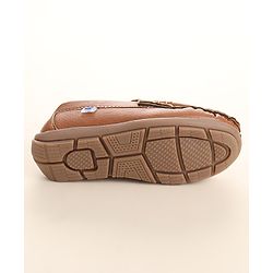 Cute Walk By Babyhug Slip On Formal Shoes -Brown
