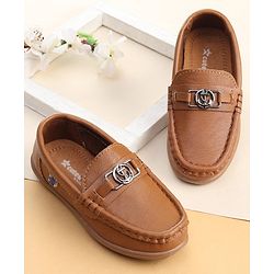 Cute Walk by Babyhug Loafer Shoes - Brown