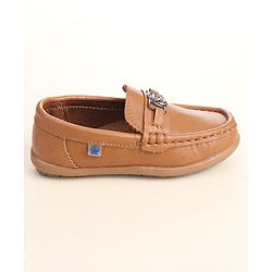 Cute Walk by Babyhug Loafer Shoes - Brown