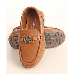 Cute Walk by Babyhug Loafer Shoes - Brown