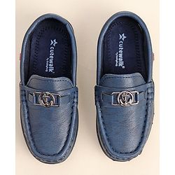 Cute Walk by Babyhug Loafer Shoes - Blue