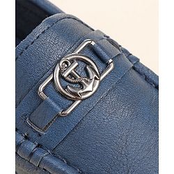 Cute Walk by Babyhug Loafer Shoes - Blue