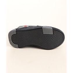 Cute Walk by Babyhug Slip On Solid Formal Shoes Star Applique - Black
