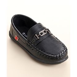 Cute Walk by Babyhug Formal Shoes - Black