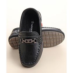 Cute Walk by Babyhug Formal Shoes - Black