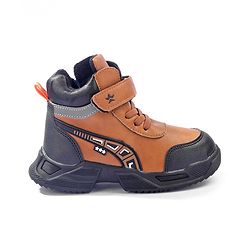 Cute Walk by Babyhug Velcro Closure Winter Boots - Brown