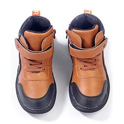 Cute Walk by Babyhug Velcro Closure Winter Boots - Brown