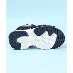 Cute Walk by Babyhug Double Velcro Closure Sandals - Blue