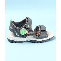 Cute Walk by Babyhug Sandals Male Grey 28