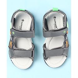 Cute Walk by Babyhug Sandals Male Grey 28