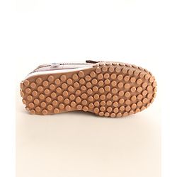 Cute Walk by Babyhug Slip On Formal & Party Wear Shoes with Metal Applique - Brown
