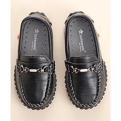 Cute Walk by Babyhug Slip On Formal & Party Wear Shoes with Metal Applique - Brown