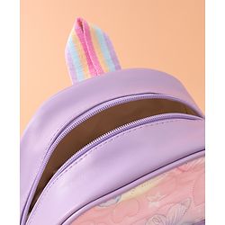 Babyhug Sequin Detailed Fashion Backpacks Free Size - Purple