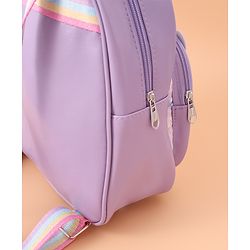 Babyhug Sequin Detailed Fashion Backpacks Free Size - Purple