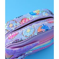 Babyhug Sling Bag with Starfish Applique & Sequin Detailing - Pink