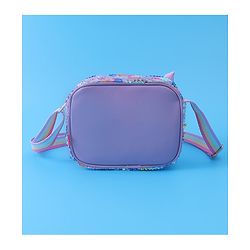 Babyhug Sling Bag with Starfish Applique & Sequin Detailing - Pink